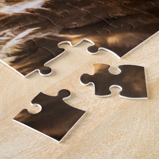 Puzzle Buse à queue rousse juvénile (Côté)