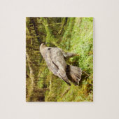 Puzzle Buse cherchant des larves Faune forestière Nature (Vertical)