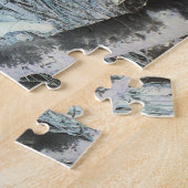 Puzzle Buse perchée sur une branche atmosphère de forêt s (Côté)