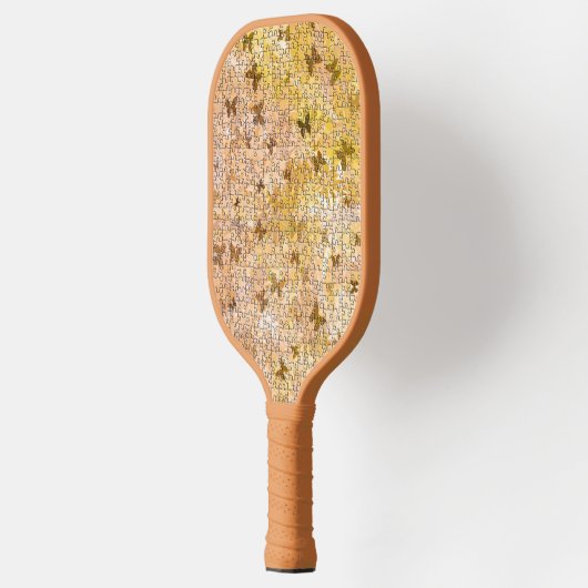 Puzzle Butterflies en Daisies van Shirley Taylor Pickleball Paddle (Links)