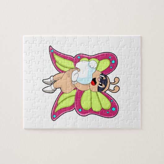 Puzzle Butterfly Dentist Teeth (Horizontal)