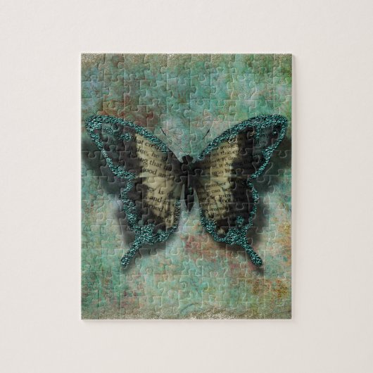 Puzzle Butterfly in the Garden (Vertical)