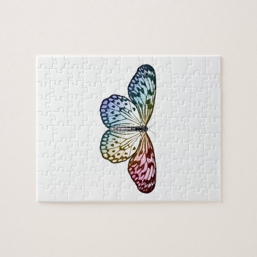 Puzzle Butterfly Rainbow (Horizontal)