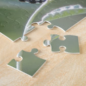 Puzzle Butterfly resting On A Leaf (Côté)