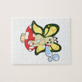 Puzzle Butterfly with Soap bubbles (Horizontal)