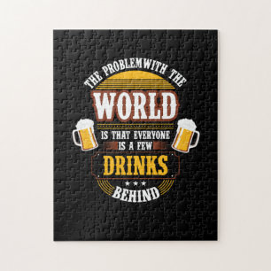 Puzzle Buveur de bière tout le monde a quelques verres de