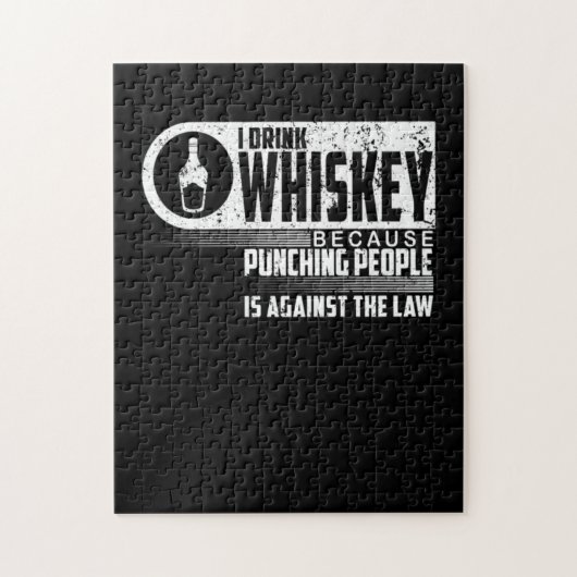 Puzzle Buvez Du Whiskey Parce Que Punir Les Gens (Vertical)