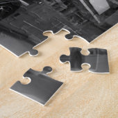 Puzzle BW Black & White London Bus & Big Ben (Côté)