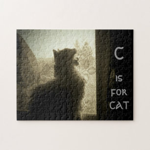 Puzzle C est pour CAT ou votre photo