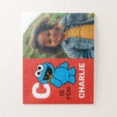 Puzzle C personnalisé est pour Cookie Monster - Photo (Vertical)