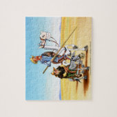 Puzzle Cabalgando Don don Quichotte et bande dessinée de (Vertical)