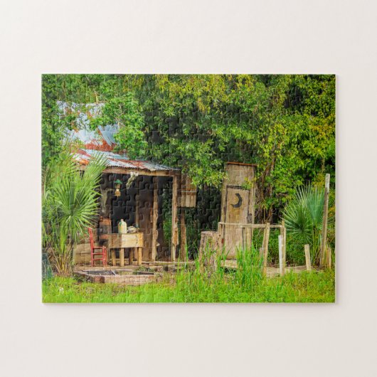 Puzzle Cabane cajun en Louisiane. (Horizontal)