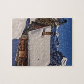 PUZZLE CABANE COUVERTE DE NEIGE (Horizontal)