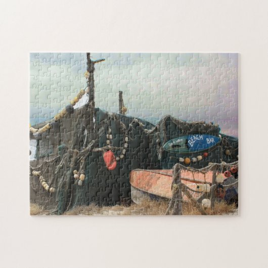 Puzzle Cabane de Strandlooper d'Afrique du Sud. (Horizontal)