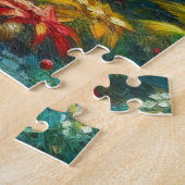 Puzzle Cabane Tropicale Noël Palm Tree Beach Lumières (Côté)