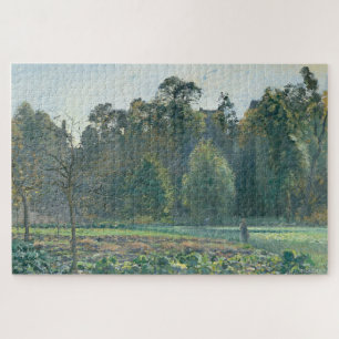Puzzle Cabbage Field, Pontoise (1873) par Camille Pissarr