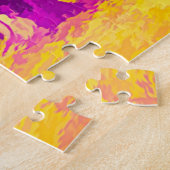 Puzzle Cabine à Allegany State Park NY Abstrait (Côté)