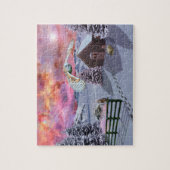 Puzzle Cabine dans la neige (Vertical)