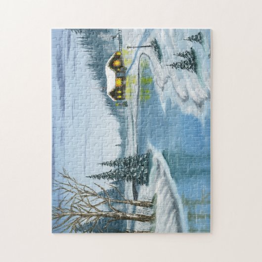 Puzzle Cabine de Noël (Vertical)