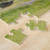 Puzzle Cabine de rondin de toit de gazon dans la région (Côté)