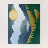 Puzzle Cabine de Sunny Mountain Valley (Vertical)