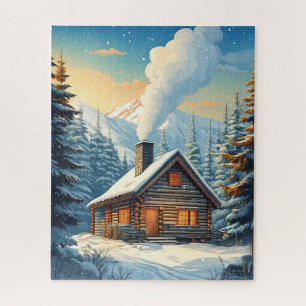 Puzzle Cabine d'hiver