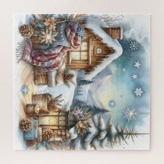 Puzzle Cabine d'hiver (Horizontal)