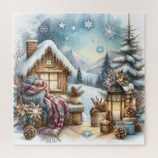 Puzzle Cabine d'hiver (Vertical)