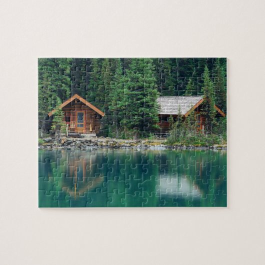 Puzzle Cabine Forest Woods Vacances Lac de vacances (Horizontal)