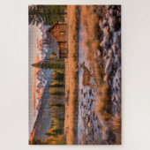 Puzzle Cabine Riverside avec Cerf (Vertical)