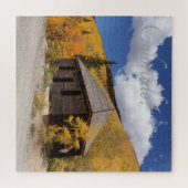 Puzzle Cabine rustique dans les Aspens brillants près d'O (Horizontal)