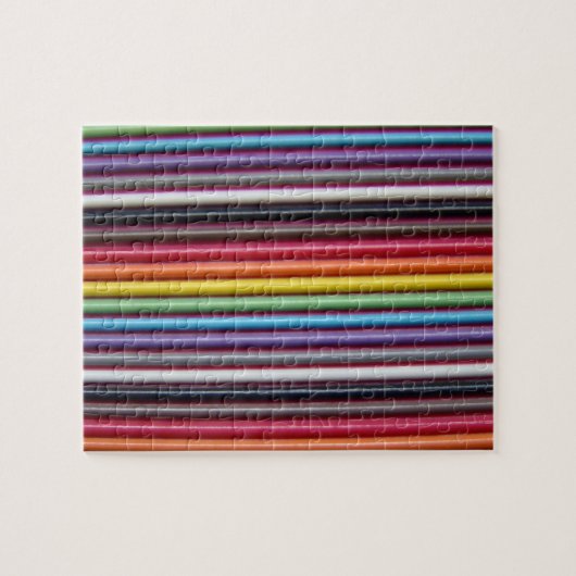Puzzle Câble à ruban arc-en-ciel (Horizontal)