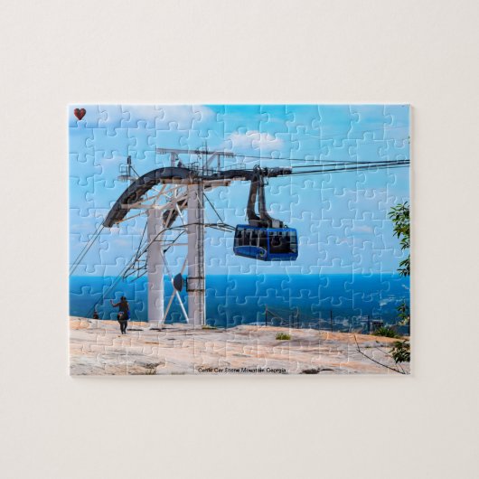 Puzzle Cable Car Stone Mountain Georgia (Horizontal)