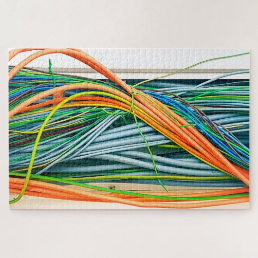 Puzzle Câbles électriques Câbles colorés 1000 pièces (Horizontal)