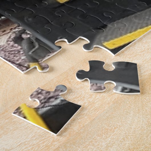 Puzzle Caboose rouge (Côté)