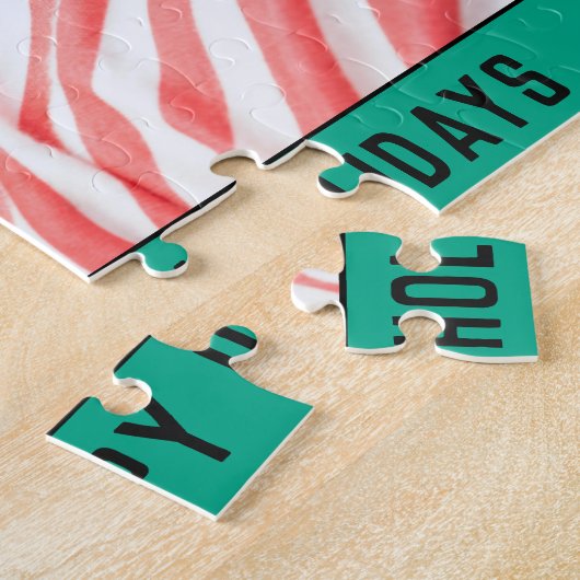 Puzzle cacahuètes | Bois | Ajouter votre message (Côté)