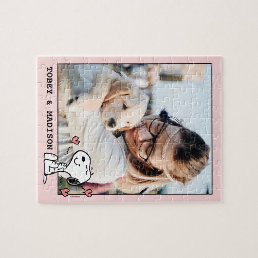 Puzzle cacahuètes | Coeurs de snoopy (Horizontal)
