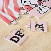Puzzle cacahuètes | Coeurs de snoopy (Côté)