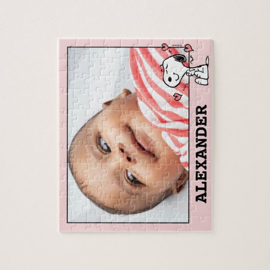 Puzzle cacahuètes | Coeurs de snoopy (Vertical)