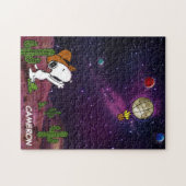 Puzzle cacahuètes | Snoopy & Woodstock Cowboy (Horizontal)