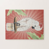 Puzzle cacatoès vintage moderne (Horizontal)