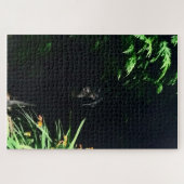 Puzzle Cachage noir Labrador (Horizontal)