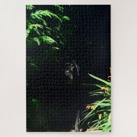 Puzzle Cachage noir Labrador (Vertical)
