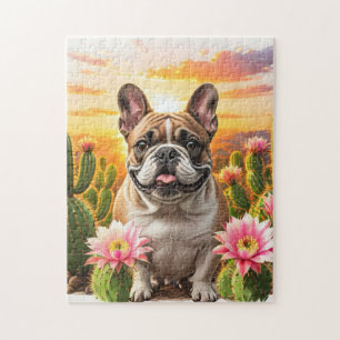 Puzzle Cactus Bouledogue Français Bouledogue Français
