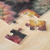 Puzzle Cactus colorés (Côté)