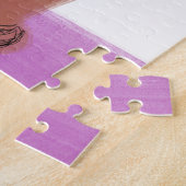 Puzzle Cactus d'aquarelle moderne en pot de terre (Côté)