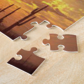 Puzzle Cactus du désert au coucher du soleil (Côté)