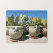 Puzzle Cactus en céramique Pots en Pouilles, Italie (Horizontal)