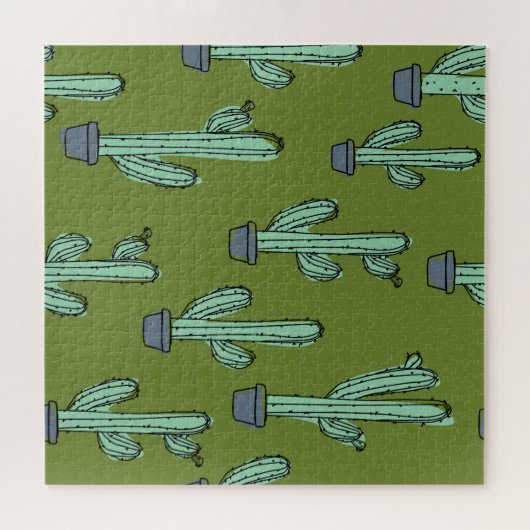 Puzzle Cactus en pots (Horizontal)