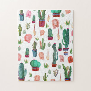 Puzzle Cactus et boutons